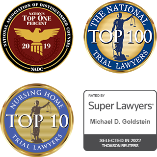 Recognized by The National Association of Distinguished Counsel, National Trial & Nursing Home Trial Lawyers, & Super Lawyers